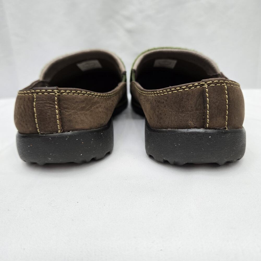 Chaco Women’s Green and Brown Felt Slip-On Clogs - Picture 6 of 12